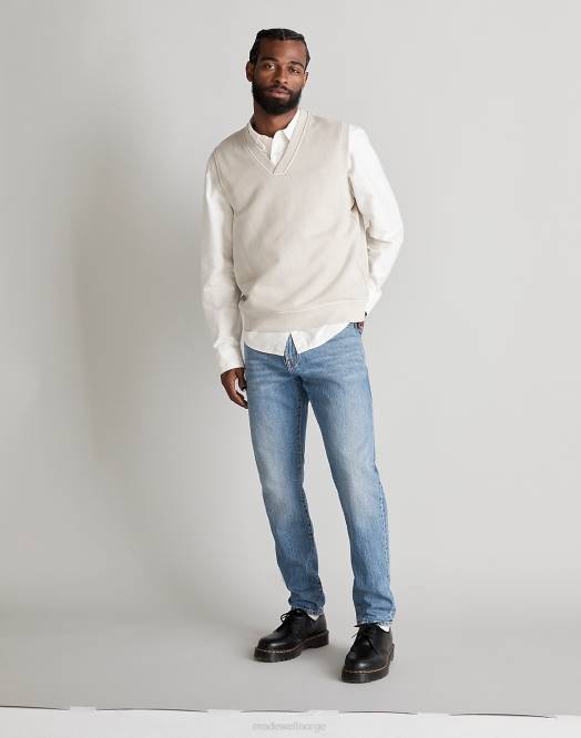 Madewell klær marcey vask menn atletiske slim jeans 260F152