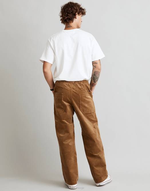 Madewell klær mokka beige menn gramicci cordfløyel bruksbukser 260F499