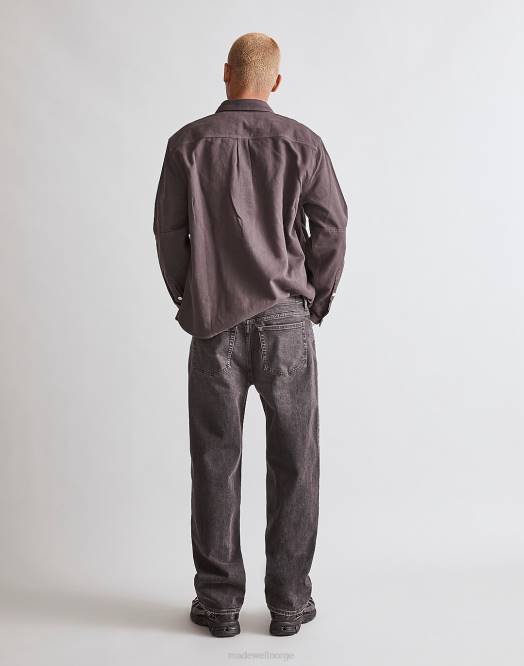 Madewell klær munson vask menn de løse rette jeansene fra 1991 260F129