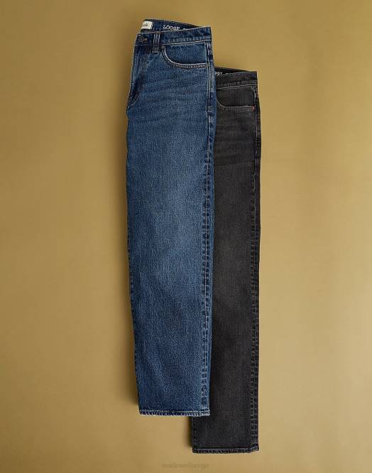 Madewell klær munson vask menn de løse rette jeansene fra 1991 260F129