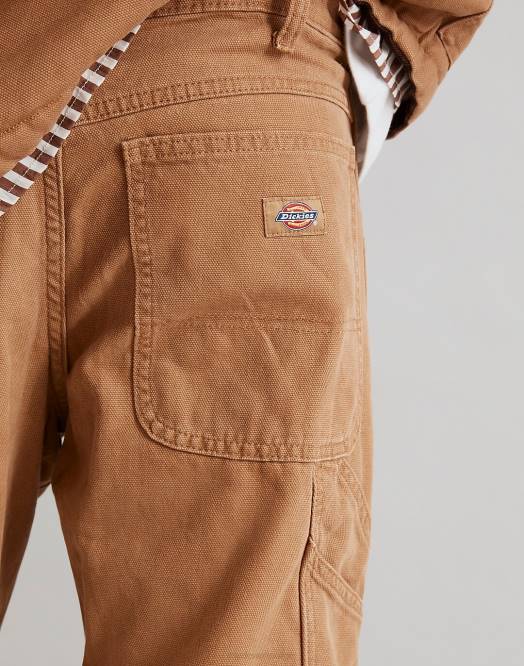 Madewell klær steinvasket brunand menn dickies stonewashed duck snekker bukser 260F464
