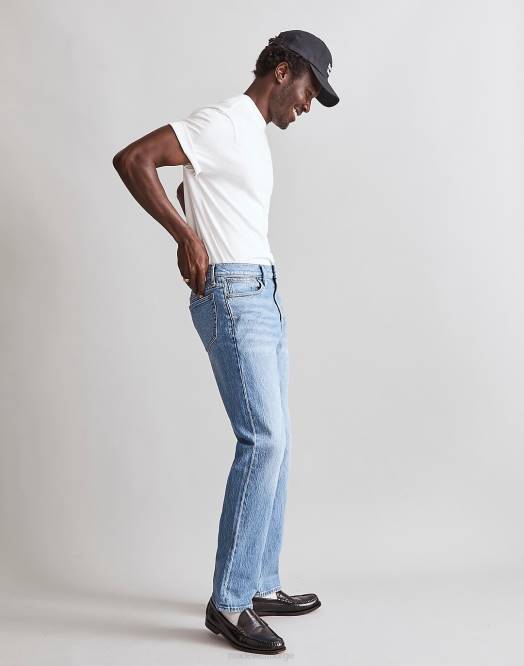 Madewell klær storlandsvask menn jeansen med rette ben fra 1991 260F133