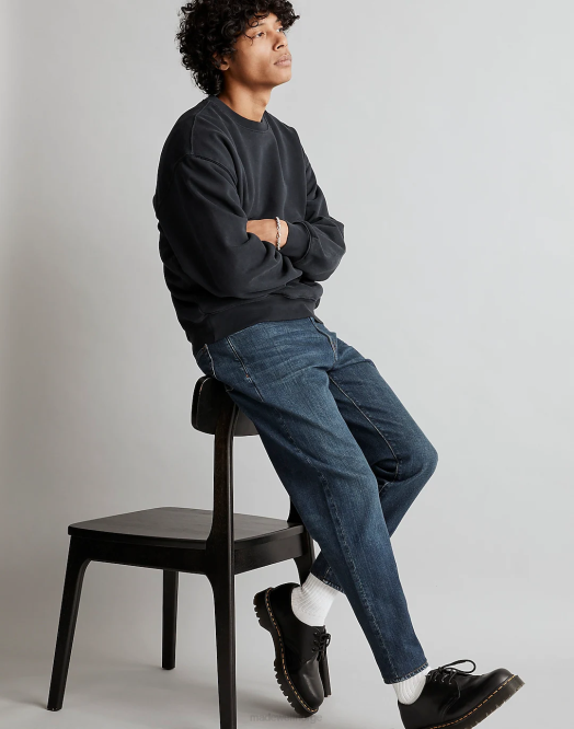 Madewell klær stratfield vask menn avslappede taper jeans 260F165