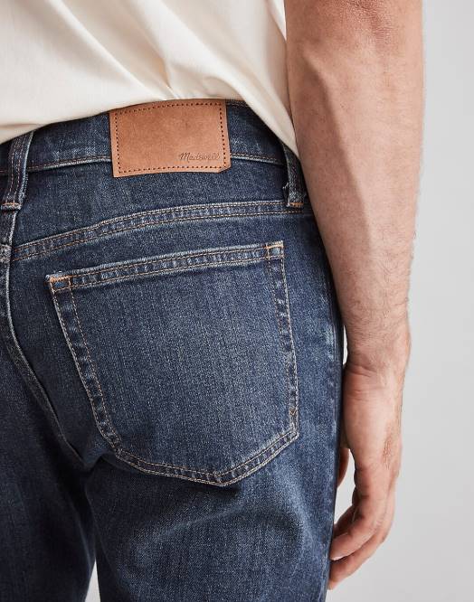 Madewell klær stratfield vask menn slanke jeans 260F184