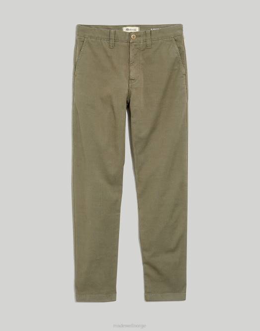 Madewell klær svart kull menn atletisk slim chino bukser: coolmax edition 260F215