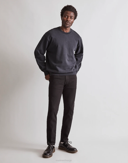Madewell klær svart menn atletiske slim jeans 260F156