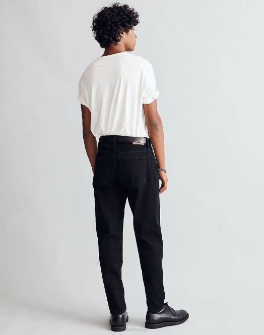 Madewell klær svart menn avslappede taper jeans 260F175