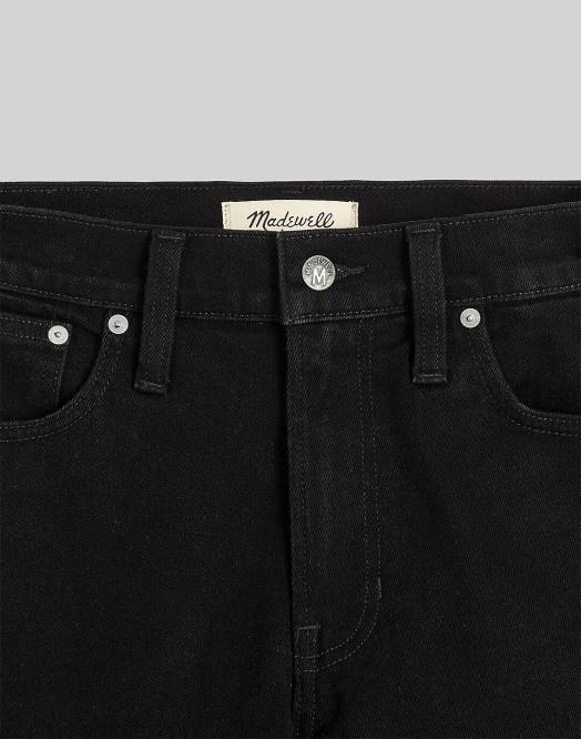 Madewell klær svart menn avslappede taper jeans 260F175