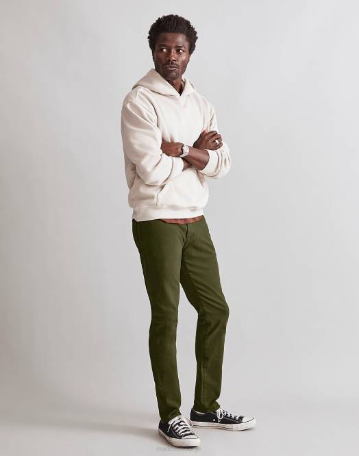 Madewell klær tordensky menn plaggfarget atletisk slim jeans 260F150