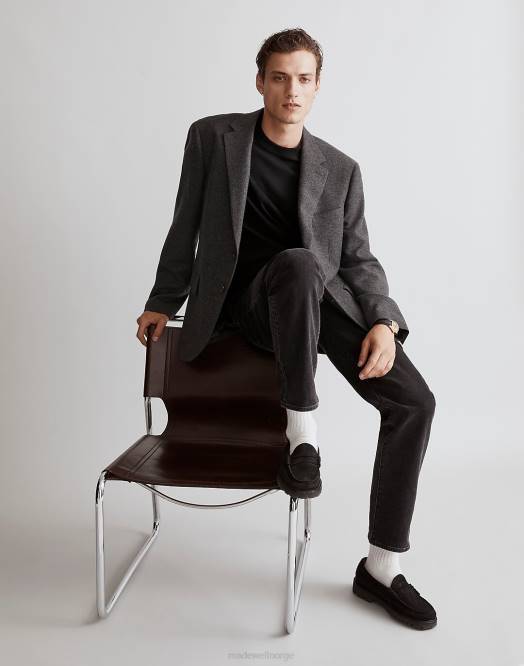 Madewell klær blekk menn den roebling blazeren med to knapper i italiensk stoff 260F109