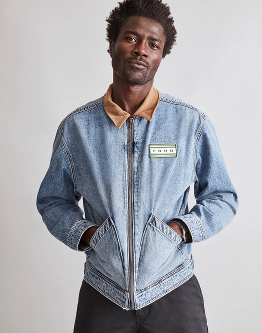 Madewell klær bronco menn ford denimjakke 260F476