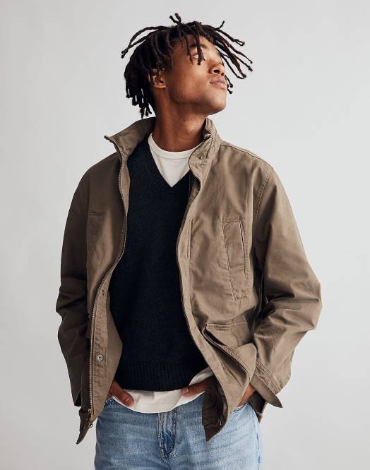 Madewell klær last grønn menn feltjakke 260F117