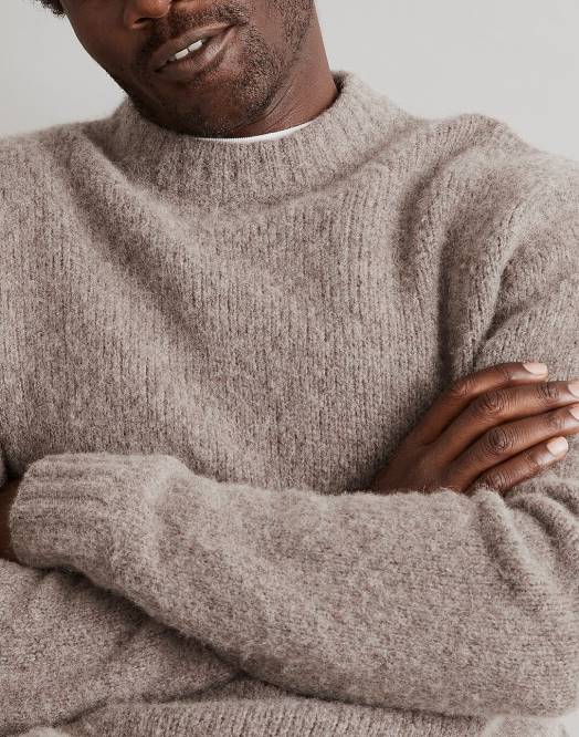 Madewell klær lyng Kypros ruiner menn genser med rund hals i merinoullblanding 260F335