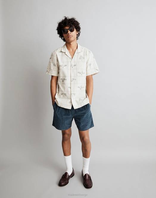 Madewell klær beiset mahogni menn 5 1/2'' cordfløyel shorts til alle klær 260F315