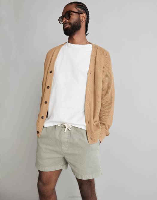 Madewell klær kystgranitt menn 4 1/2'' bomullsshorts til alle klær 260F322