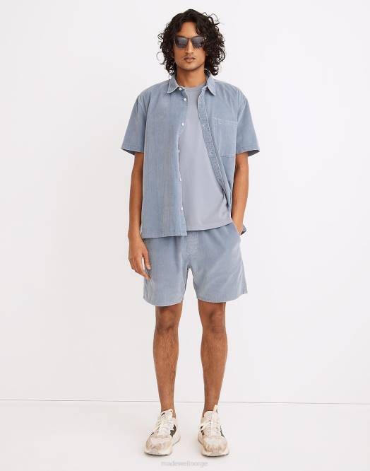 Madewell klær pimpstein menn 6 1/2'' spraglete kordfløyelshorts 260F326