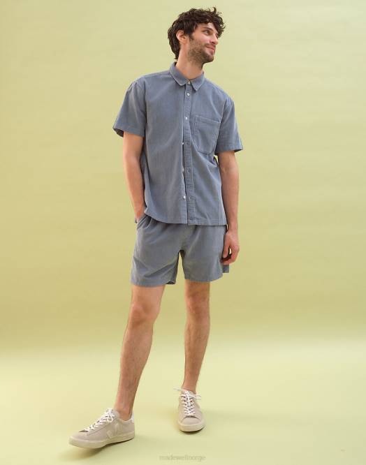 Madewell klær pimpstein menn 6 1/2'' spraglete kordfløyelshorts 260F326