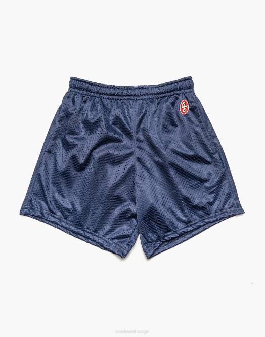 Madewell klær svart menn amerikansk trench klassisk mesh-shorts 260F380