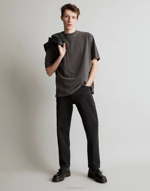 Madewell klær blek solnedgang menn plaggfarget mockneck kortermet t-skjorte 260F363 Madewell klær blek solnedgang menn plaggfarget mockneck kortermet t-skjorte 260F363