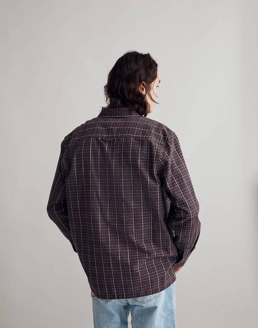 Madewell klær drill khaki menn børstet boxy skjorte 260F283