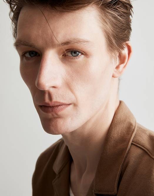 Madewell klær forvitret valnøtt menn enkel strikket kortermet leirskjorte 260F265