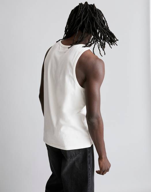 Madewell klær fyr menn heldags tank 260F348