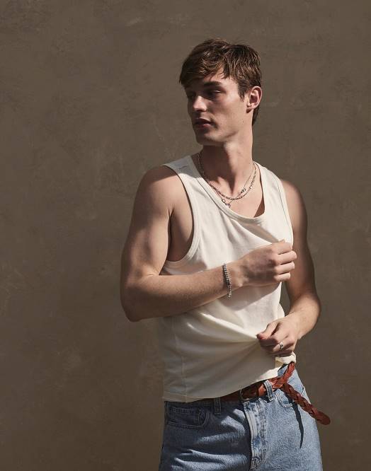 Madewell klær fyr menn heldags tank 260F348