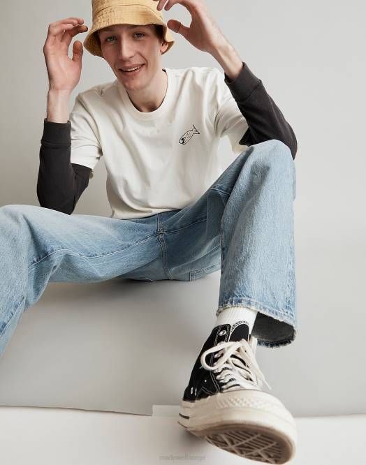 Madewell klær fyr menn tony camaro grafisk t-skjorte 260F523