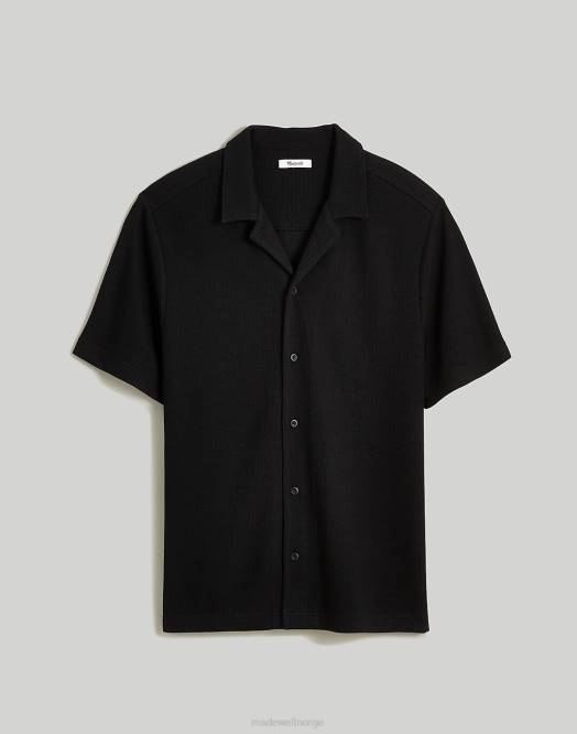Madewell klær monument menn enkel kortermet skjortestripe 260F236