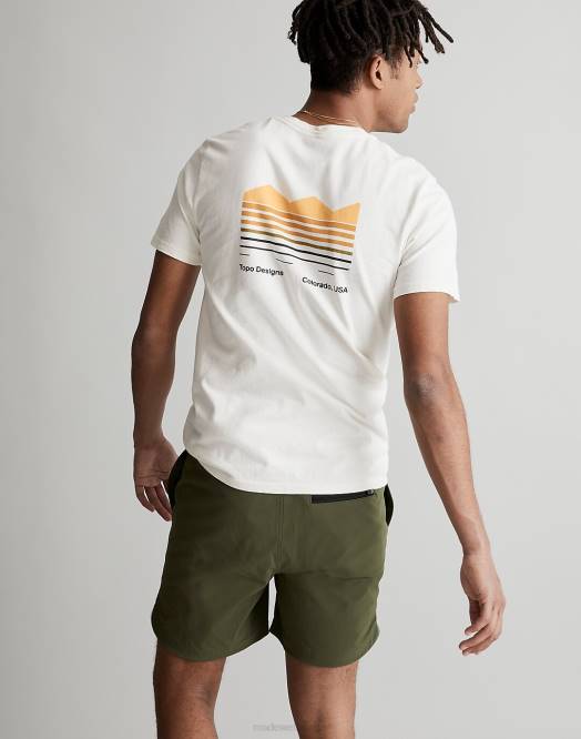 Madewell klær naturlig menn topo designs strata map grafisk tee 260F599