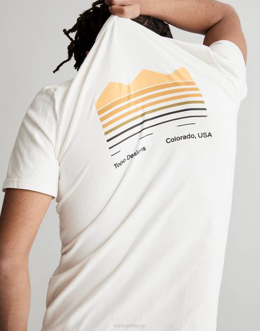 Madewell klær naturlig menn topo designs strata map grafisk tee 260F599