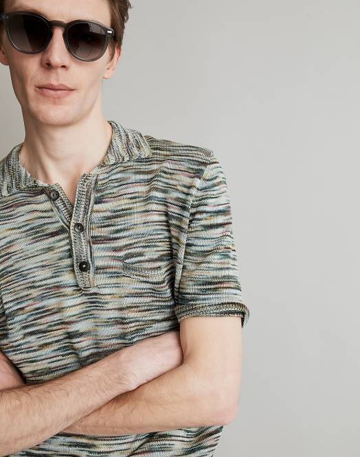 Madewell klær spacedye menn korridor romfarget poloskjorte 260F438