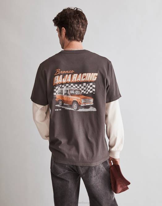 Madewell klær svart kull menn ford heldags-t-skjorte 260F478