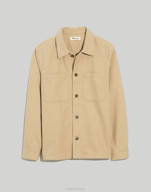 Madewell klær våt sand menn boxy skjorte-jakke 260F280