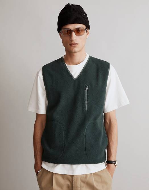 Madewell klær provence drue menn fleecevest 260F2790