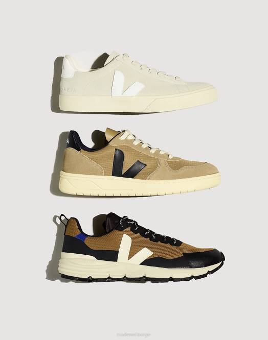 Madewell fottøy telt pierre lilla menn veja dekkan joggesko 260F609