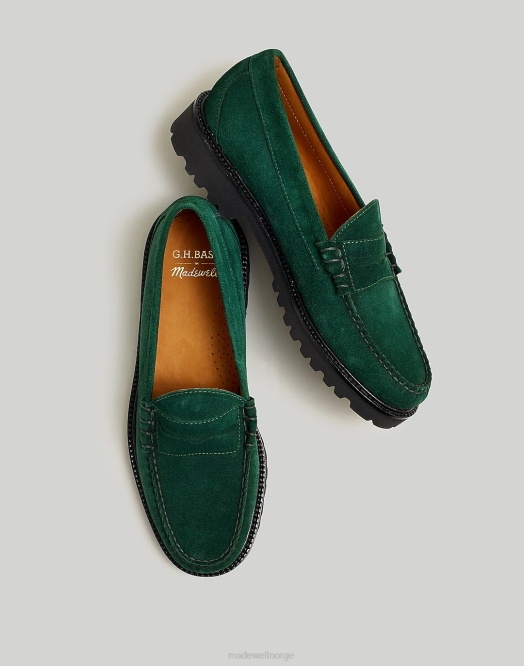 Madewell fottøy svart menn g.h.bass larson weejuns loafers 260F481