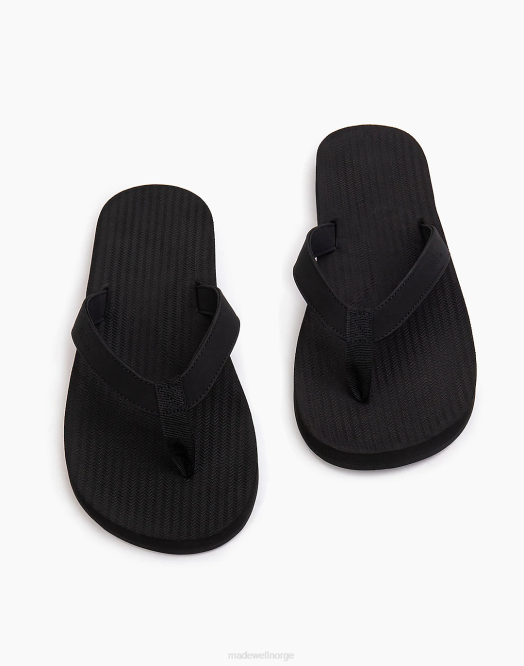Madewell fottøy blå menn flip flops i indosåle 260F374