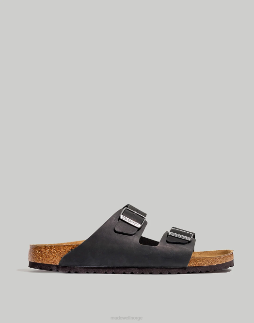 Madewell fottøy ekte svart menn birkenstock arizona myke fotsengsandaler i oljet skinn 260F621