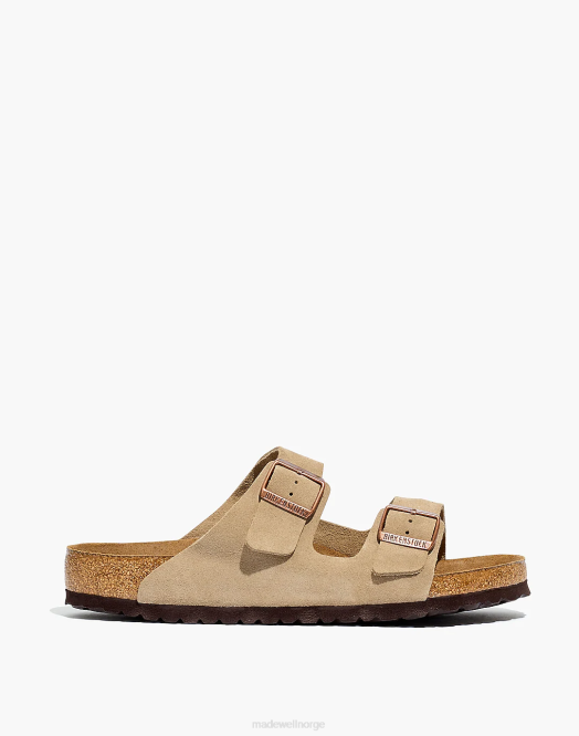 Madewell fottøy taupe menn birkenstock semsket arizona sandaler 260F396
