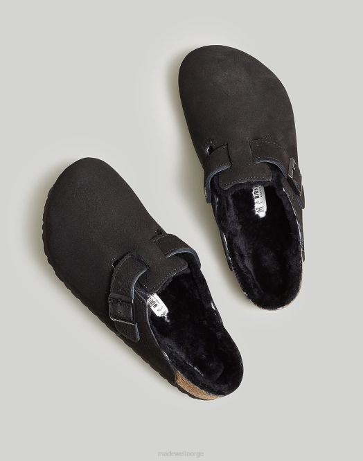 Madewell fottøy svart menn birkenstock semsket boston tresko 260F392