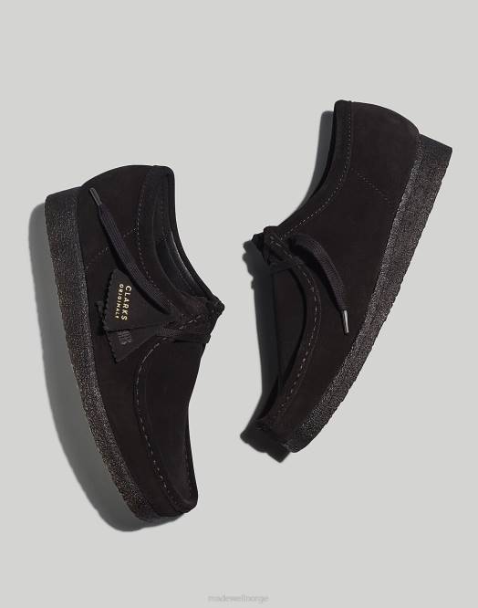 Madewell fottøy svart semsket skinn menn clarks semsket wallabee-sko 260F428