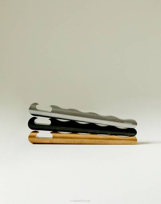 Madewell tilbehør sølv menn craighill ripple flaskeåpner 260F459