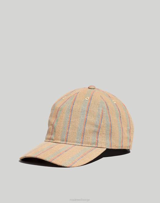 Madewell tilbehør drivved menn stripet baseballcaps 260F35