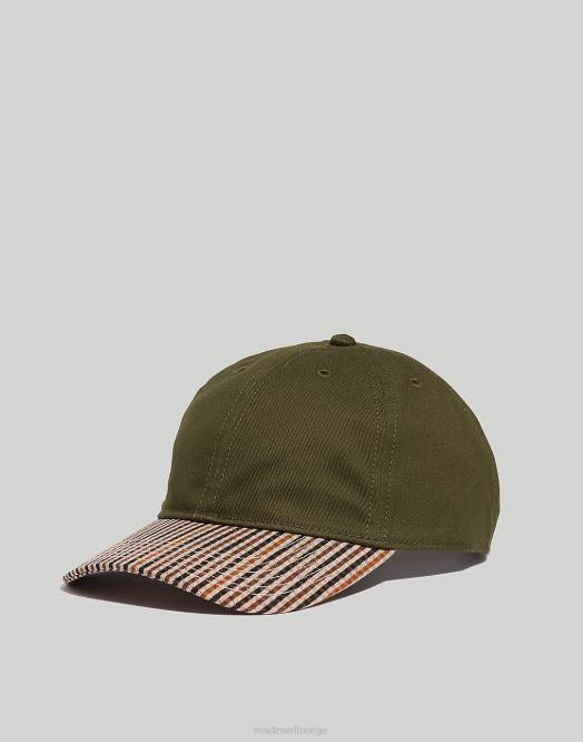 Madewell tilbehør dyp elv menn rutete baseballcaps 260F37