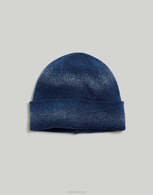 Madewell tilbehør dyp indigo menn romfarget lue med mansjett 260F28