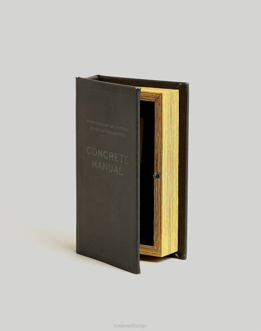 Madewell tilbehør svart menn puebco tom bokoppbevaringsboks 260F563