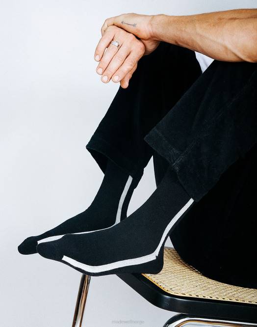 Madewell tilbehør svart menn skreddersydd fagforening brise 260F376